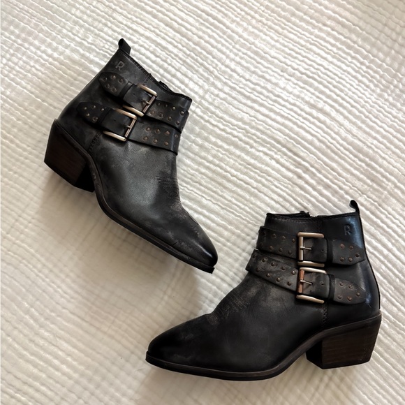 Roan by BedSTU Buckle Booties - Picture 1 of 7